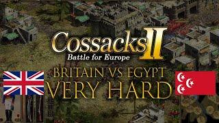 Cossacks 2  Battle for Europe - Britain Vs Egypt (Very Hard)