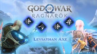 God of War: Ragnarok - Leviathan Axe Relic Attacks (With upgrades) | AbilityPreview