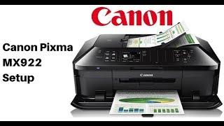 Canon PIXMA MX922 Setup and Troubleshooting