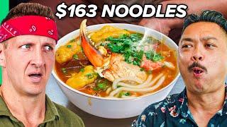 $1 Noodles VS $163 Noodles in Vietnam!! (RECORD BREAKING Bowl!!)