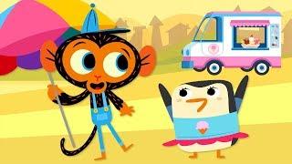 The Ice Cream Truck Needs Major Repairs | Mr. Monkey, Monkey Mechanic | Full Episode