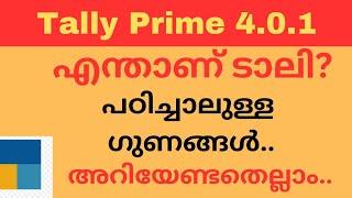 #Learn Tally Prime!  എന്താണ് ടാലി?  ടാലി പഠിച്ചാലുള്ള ഗുണങ്ങൾ എന്തെല്ലാം?