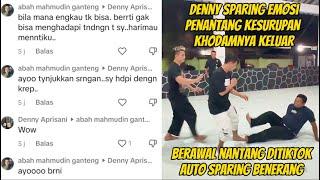 Tantangan dari Tiktok akhirnya sparing beneran Penuh Emosi "Lawan Khodamnya Keluar"