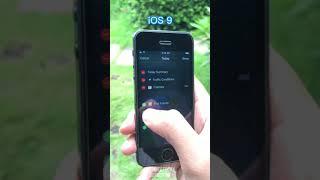 iOS 14 vs iOS 10 vs iOS 9 Widgets 