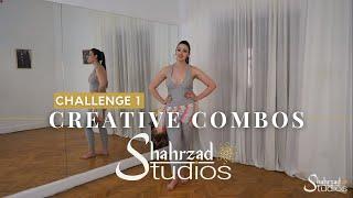 LEARN BELLYDANCE - Combo Challenge 1 | Shahrzad Bellydance | Shahrzad Studios