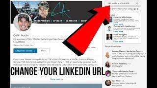 How to change your URL on LinkedIn