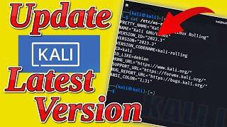 How to Update Kali Linux to Latest Version | Hindi Tutorial |