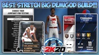 NBA2K20 - BEST STRETCH 5 DEMIGOD BUILD - SHOOTS OVER PLAYERS!!! BEST BIGMAN BUILD - BEST BADGES USED