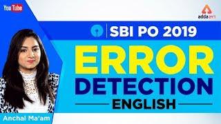 SBI PO 2019 | Error Detection | English | SBI 2019