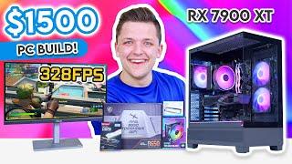 Best $1500 Gaming PC Build 2024!  [Full Build Guide & Benchmarks - ft. RX 7900 XT]