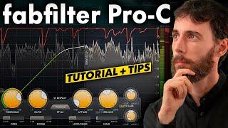 Cómo COMPRIMIR con FABFILTER ProC ► Sidechain avanzado -  Resonancias - Expansión stereo - MID/SIDE