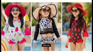 Girls' One Piece Swimsuits At www.miabellebaby.com | Mermaid Swimsuits