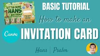 How to Make a Birthday Invitation Card I Tutorial I Canva