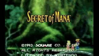 Secret of Mana title screen