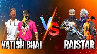 YATISH BHAI 2V2 RAISTAR CUSTOM ROOM MATCH IN FREE FIRE