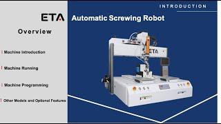 I.C.T Automatic Screwing Robot Operating Instructions and How to Program with Wireless Controller?