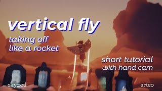 vertical fly tutorial with handcam | sky:cotl tutorial