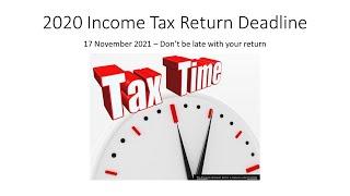 2020 Income Tax Deadline