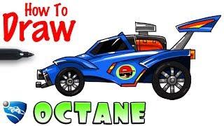 How to Draw Octane | Rocket League