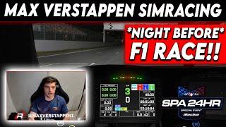 Max Verstappen's Simracing NIGHT Before F1 Race (Hungarian GP 2024)