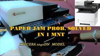 How To Fix a Paper Jam on a KYOCERA 2040DN Printer in 1Mnt