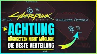 Cyberpunk 2077 BESTE SKILLUNG / Attributspunkte RICHTIG verteilen!