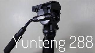 Yunteng VCT-288 photography tripod monopod with fluid pan head