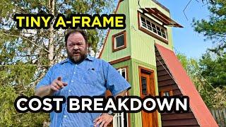 Can You Build It for $2000? Cost Breakdown of "The Dart" Half A-Frame Tiny Cabin