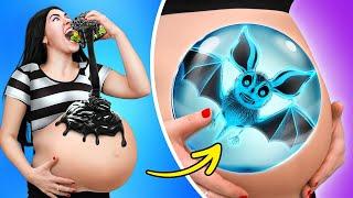 Rich vs Poor Pregnant Vampire || Parenting Hacks by 123 GO! and Ha Hack