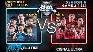 [MLBB LIVE] BLU FIRE VS CIGNAL ULTRA ( GAME 2 ) B3 MPL-PH Season 6