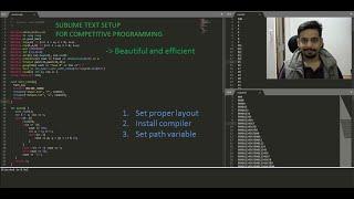 Sublime text setup for Competitive Programming