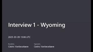 Cédric Vanbecelaere interviews Wyoming Gay Republican, Melchor Moore, on Donald Trump