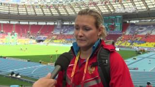 Moscow 2013 - Oksana KONDRATEVA RUS - Hammer Throw Women - Qual B