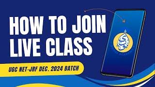 How to Join Live Class by Noori Academy in Updated Application