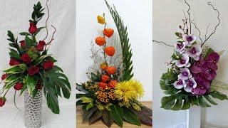 New ikebana fresh flower arrangement and decoration ideas