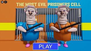 GRUMPY GRAN  IN BARRY PRISON RUN! New Scary Obby (#Roblox)