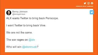 Is Twitter bringing back Periscope and Vine? Elon Musk responds