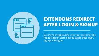 Redirect Shopify Customers After Login, Logout and Registration App - Get More Engagement on Store