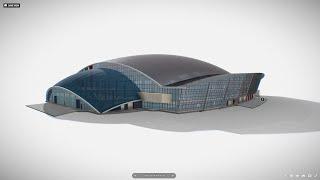 City indoor Stadium 3d model