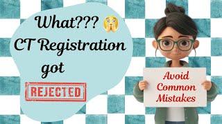 UAE Corporate Tax Registration got rejected? | Key insights and solutions | Common mistakes to avoid