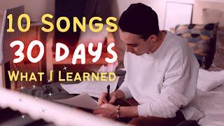 My Songwriting Challenge: Write and Record 10 Songs in 30 Days