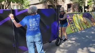 2024 Band Props - Front Sideline Screen Cart