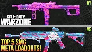 WARZONE: New TOP 5 BEST SMG META LOADOUTS After Update! (WARZONE Best Weapons)