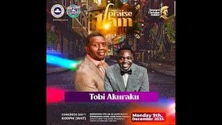 Tobi Akuraku at HolyGhost Congress Day 1 Praise party 2024 Onward Christain Soldiers