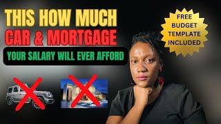 How Much Car And Mortgage You Really Afford By Salary In South Africa (50:30:20 budget rule)