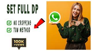 How to Set full profile picture on Whatsapp || How to set full size photo in whatsapp dp || Techda