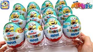 Kinder Surprise Minions Eggs MAXI "Applaydu" - The whole collection! 2024