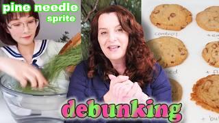 Debunking Pine Needle Soda, a Medical SCAM & flat cookie hacks | How To Cook That Ann Reardon