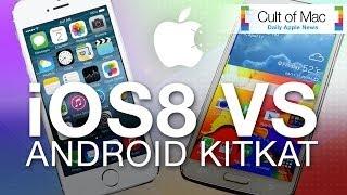 iOS 8 vs. Android KitKat