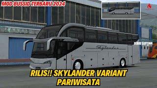 RILIS!! MOD SKYLANDER SHD SPEK PARIWISATA BY ASXFM DETAIL BANGET CUY || MOD BUSSID TERBARU 2024